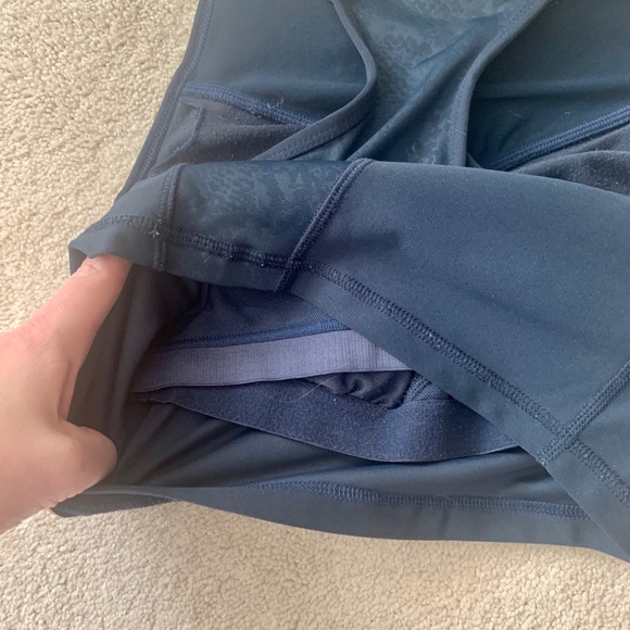 Blue snakeskin bra crop top - size small - Picture 4 of 4